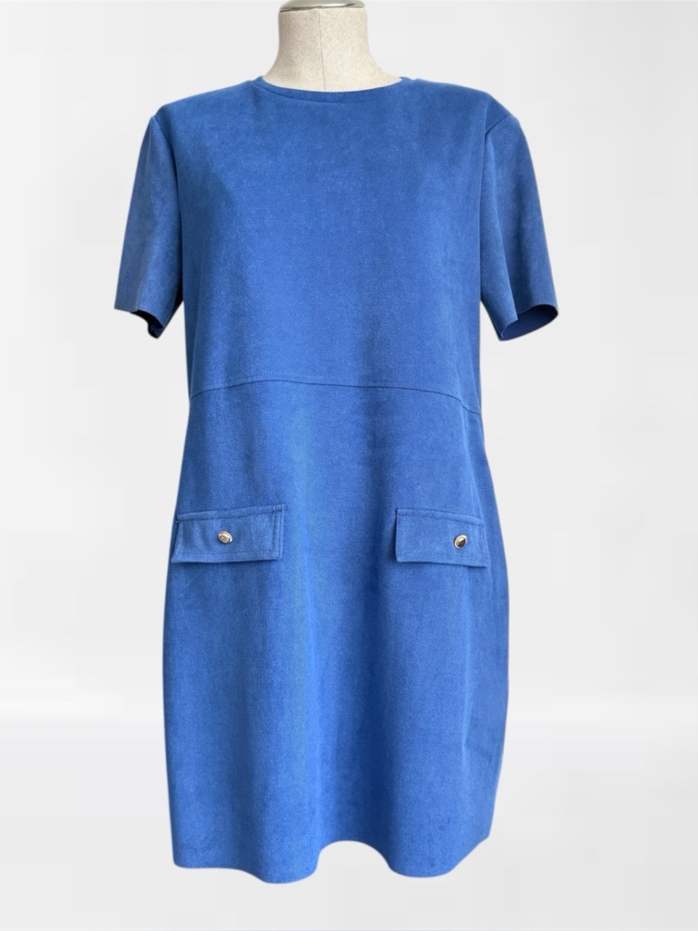 Zara Blue Shift Dress | Size L